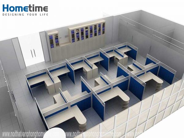 Phối cảnh 3D nội thất văn phòng công ty Logistics